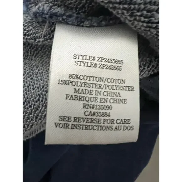 Z SUPPLY Set Med All Day Hunter Denim French Terry Shacket Pants Lounge Jacket - Picture 12 of 14